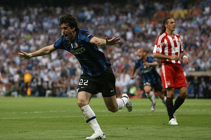 Ở trận chung kết Champions League 2009/10, Diego Milito trở thành cầu thủ hay nhất trận. Anh rực sáng với cú đúp vào lưới Bayern Munich.