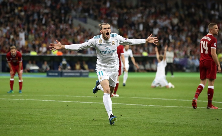 Gareth Bale từng lập siêu phẩm volley vào lưới Liverpool. Khoảnh khắc ấn tượng đó giúp ngôi sao người xứ Wales bỏ túi pha lập công còn lại.