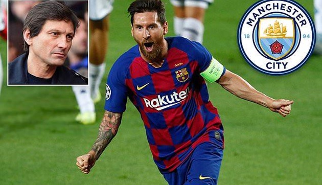 Messi đang trên đường đến Man City.