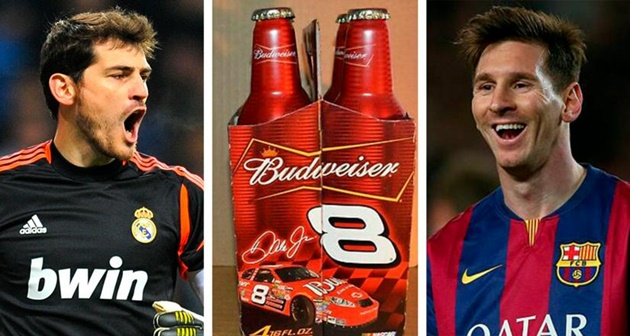 Thế nhưng, Oblak chưa phải thủ thành nhận nhiều chai bia nhất. Iker Casillas vô tình được uống bia thoải mái trong thời gian tới khi huyền thoại của Real bị Messi sút tung lưới 17 lần.