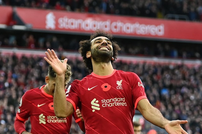 Salah tịt ngòi trước Brighton.