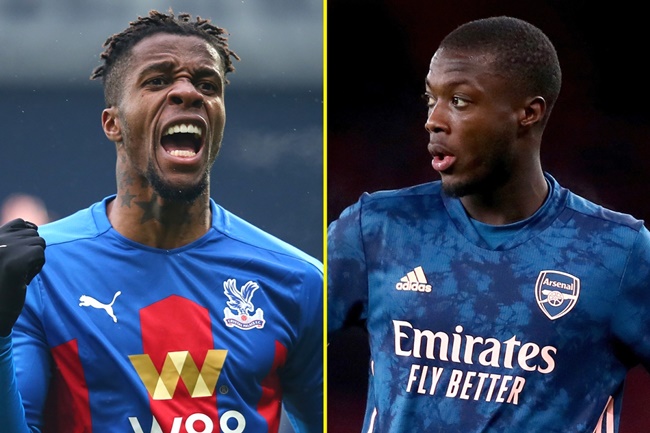 Chia tay Pepe, NHM Arsenal muốn Zaha theo chiều ngược lại.