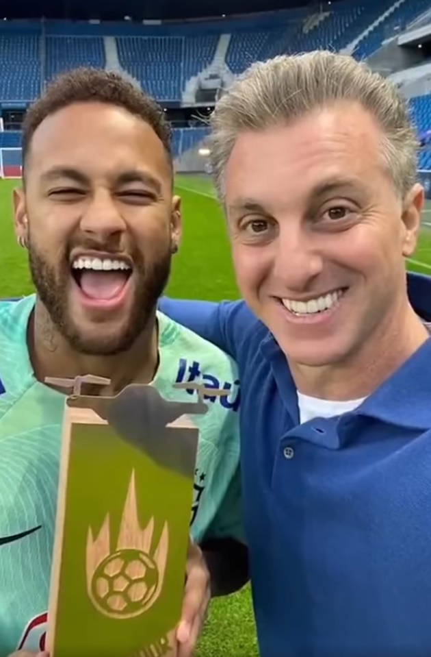 Phần thưởng chiến thắng dành cho Neymar.