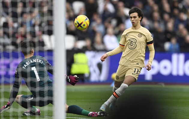 Felix ghi bàn cho Chelsea.