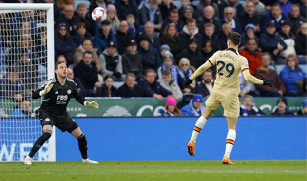 Havertz có một bàn thắng tinh tế.