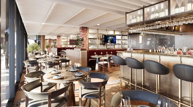 Quầy bar sẽ có nhiều lựa chọn phong phú.