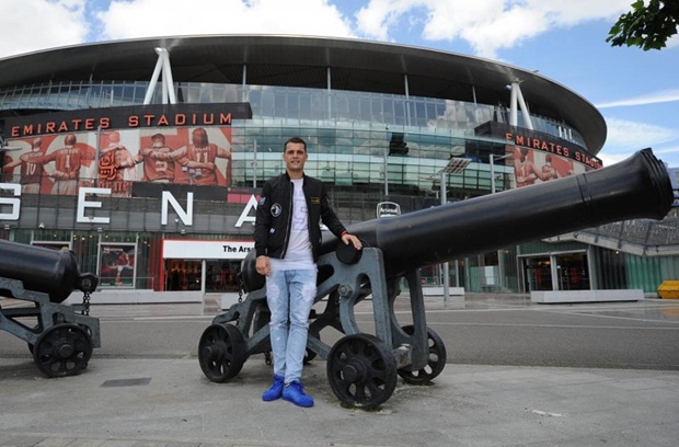 Xhaka sẽ là sự bổ sung chất lượng cho tuyến giữa vốn đang suy yếu của Pháo thủ. Ảnh: Internet.