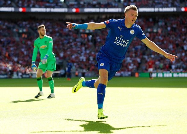 Vardy tận dụng thành công sai lầm của đối thủ. Ảnh: Internet.