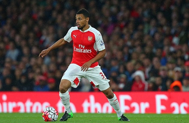 Francis Coquelin cũng sẽ không có tên trong trận đấu bán kết League Cup với Chelsea đêm nay.