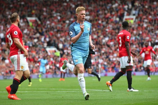 De Bruyne là cái tên quan trọng trong đội hình Man City. Ảnh: Internet.