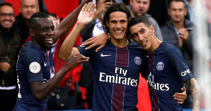 Cavani tiếp tục nổ súng giúp PSG lên nhì bảng. Ảnh: Internet.