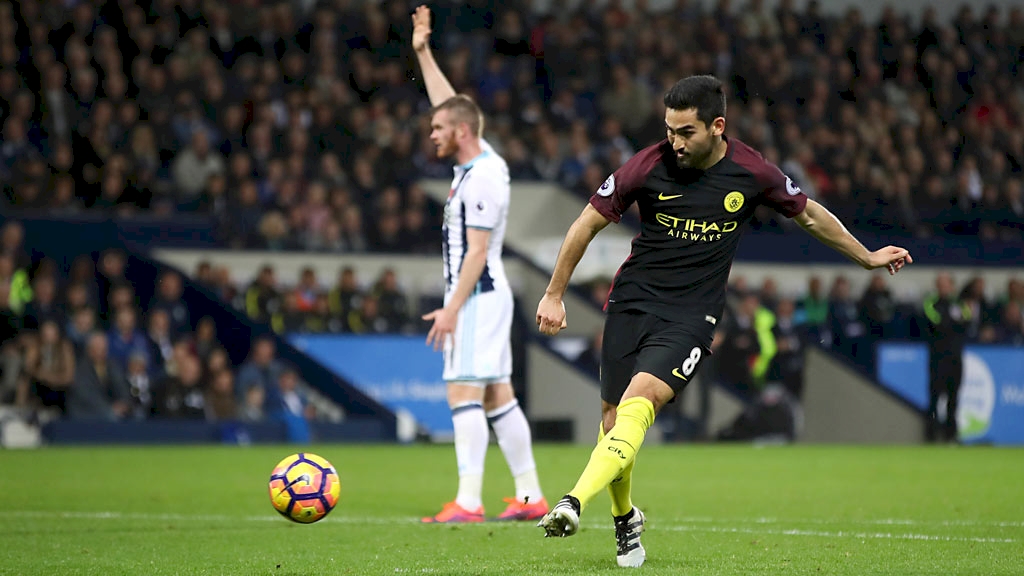 Gundogan có cú đúp vào lưới West Brom. Ảnh: Internet.