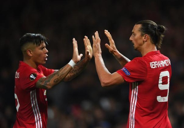 Cả Rojo và Ibrahimovic đều thoát án phạt của FA.