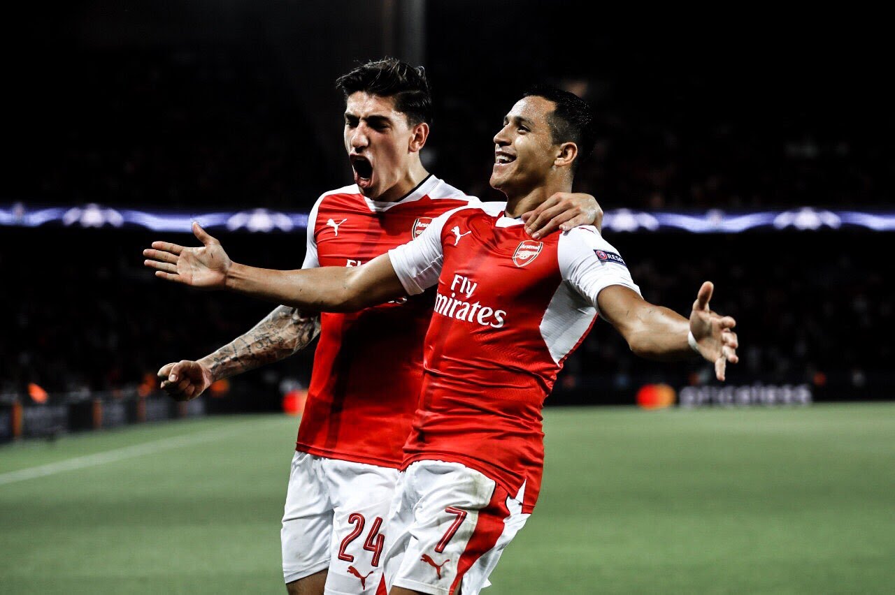 6. Alexis Sanchez, Arsenal - 134. 75 phút/bàn