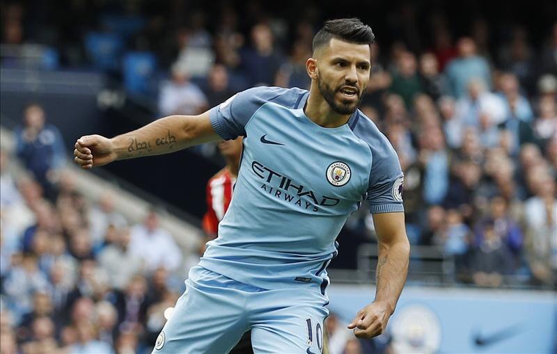 4. Sergio Aguero, Manchester City - Bàn thắng: 11 - Bàn thắng từ penalty: 3