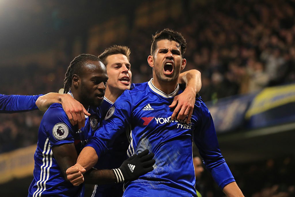 5. Diego Costa, Chelsea - Bàn thắng: 15 - Tỉ lệ đóng góp: 32%