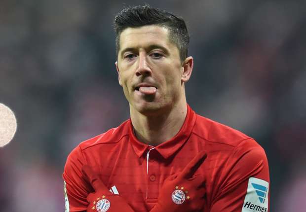 Lewandowski hạnh phúc tại Bayern. Ảnh: Goal.