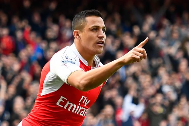 1. Alexis Sanchez, Arsenal - Số lần: 36