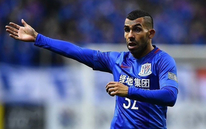 1. Carlos Tevez - Shanghai Shenhua - 615,000 bảng/tuần