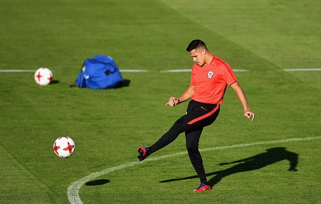 Ảnh bài viết Chùm ảnh: Sanchez đầy âu lo trước đại chiến Bồ Đào Nha