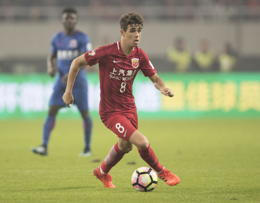 5. Oscar (Shanghai SIPG) - 400.000 bảng/tuần