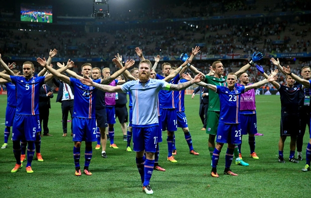 Sự cố gắng và quyết tâm giúp Iceland có một giải đấu thành công rực rỡ. Ảnh: Internet.