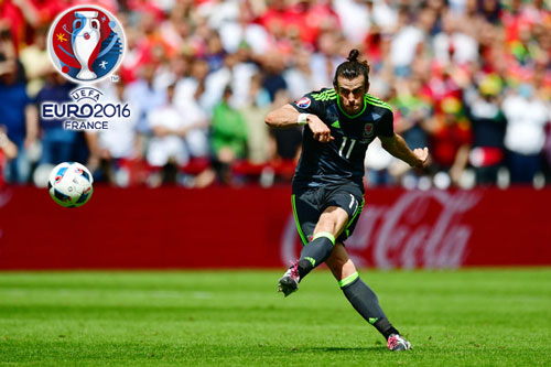 3. Gareth Bale (xứ Wales). Sút bóng 25 lần, 16 lần trúng mục tiêu, ghi 3 bàn. Ảnh: Internet.
