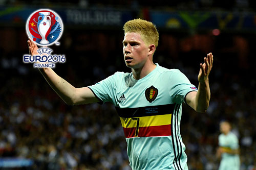 4. Kevin De Bruyne (Bỉ). Sút bóng 22 lần, 10 lần trúng đích, không ghi được bàn nào. Ảnh: Internet.