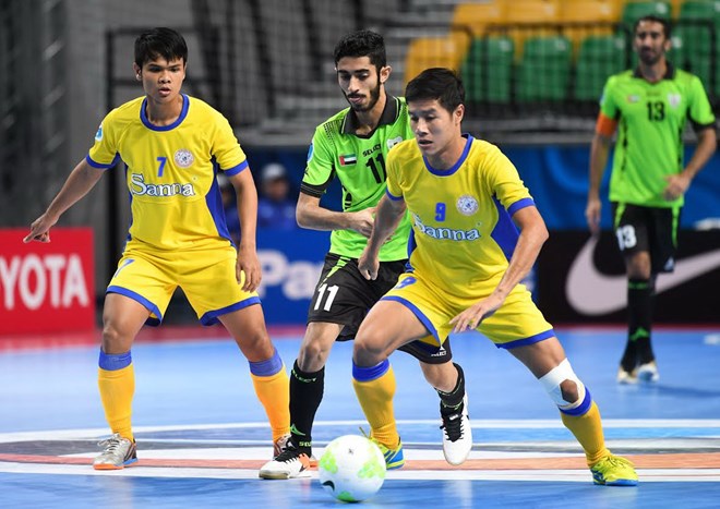 Ảnh bài viết Sanna Khánh Hòa dừng bước ở tứ kết giải futsal các CLB châu Á