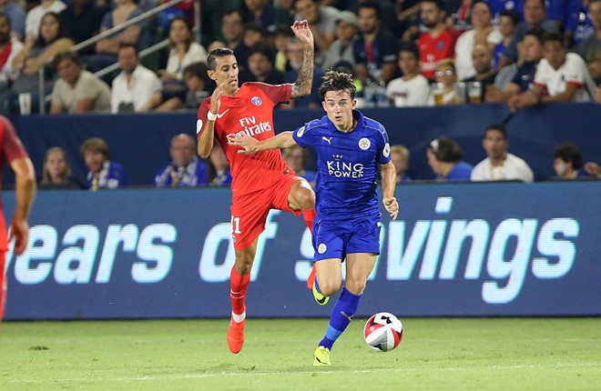 Trong khi đó, PSG của HLV Unai Emery rất nghiêm túc với cuộc chạm trán này. Ông thầy người Tây Ban Nha tung ra sân đội hình khá mạnh, với Angel di Maria, Thiago Motta, Javier Pastore và Edinson Cavani... Ảnh: Internet.