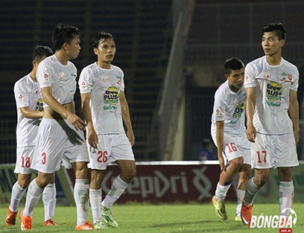 Lối chơi của HAGL đã khác rất nhiều so với mùa giải V-League 2015. Ảnh: Đình Viên.