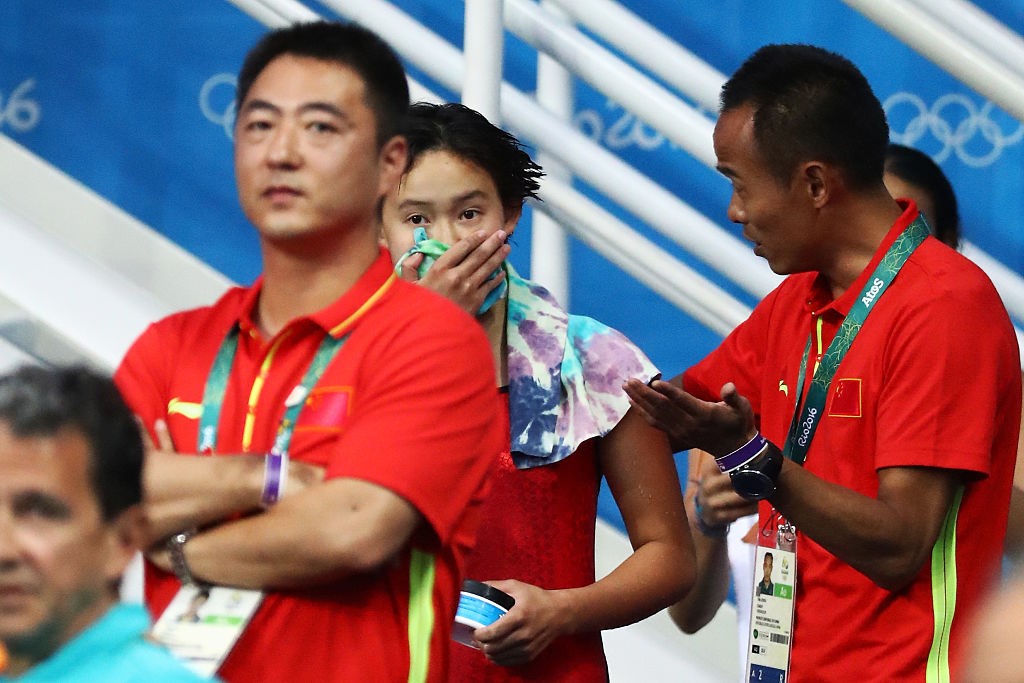 Qian Ren thi đấu vượt quá sự mong đợi của ban huấn luyện. Cô đã thể hiện được tài năng khi giành HCV ngay lần đầu dự Olympic. Ảnh: Internet.
