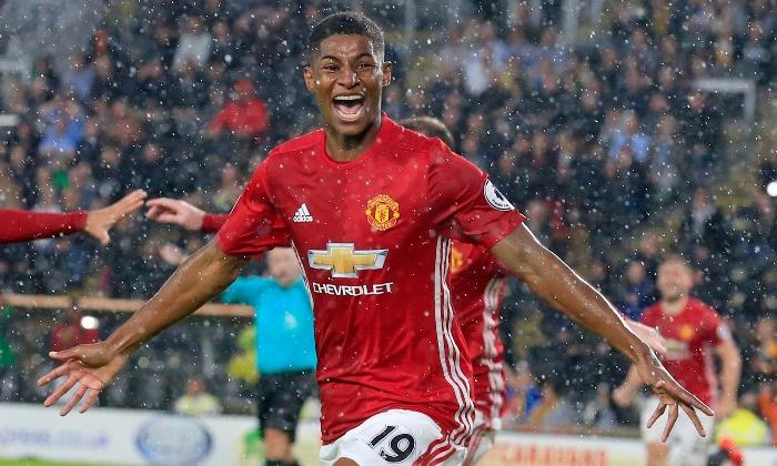 4. Marcus Rashford là tiền đạo ở tuổi thiếu niên đầu tiên ghi bàn tại Premier League dưới thời HLV Jose Mourinho. Ảnh: Internet.