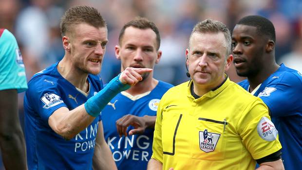 10. Cuối cùng trong top 10 là Jamie Vardy, chân sút góp công lớn cho chức vô địch Ngoại hạng Anh lịch sử mùa trước của Leicester City có 22 lần phạm lỗi trong năm 2016. Ảnh: Internet.