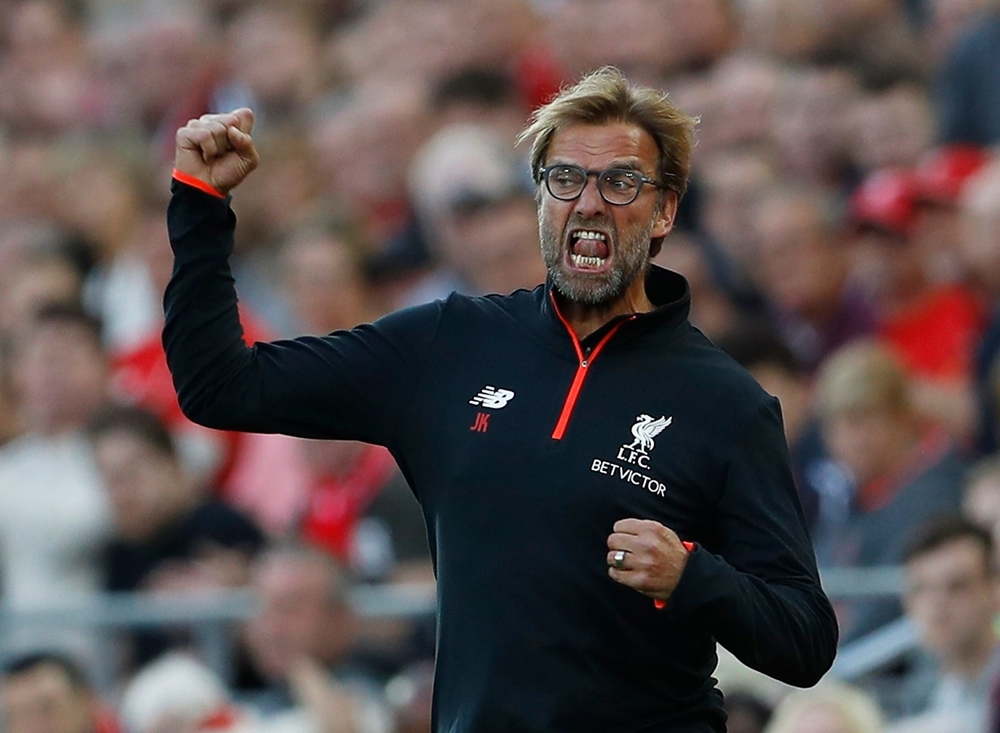 Và như thường lệ, HLV Jurgen Klopp tỏ ra vô cùng phấn khích. Ảnh: Internet.