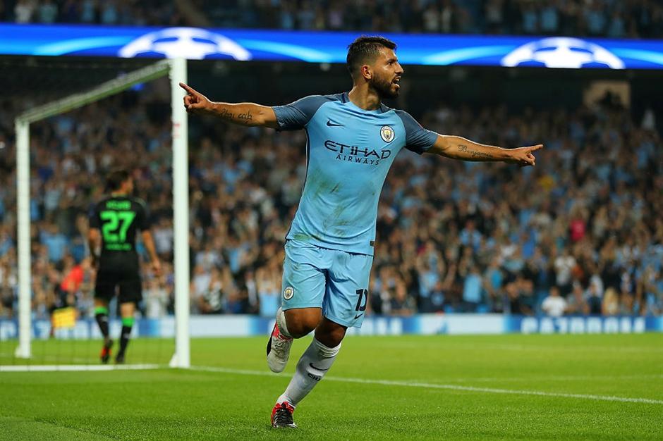 Sergio Aguero sẽ là trọng pháo của Manchester City dưới thời Pep Guardiola để chinh phục Champions League. Ảnh: Internet.