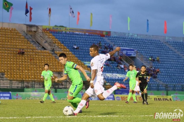 ĐKVĐ Bangu Aletico Clube và Shonan Bellmare (JPN) đã cầm chân nhau với tỉ số 1-1. Ảnh: Quang Thịnh.