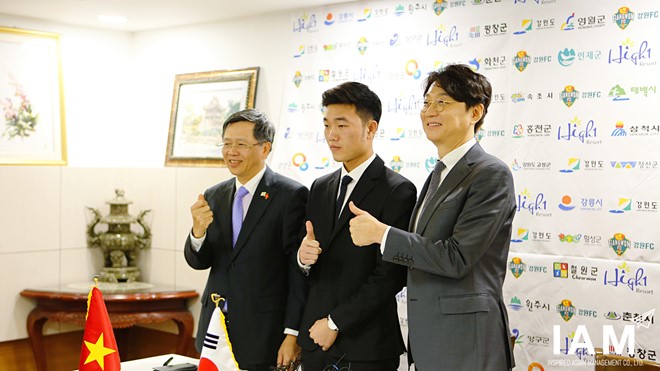 Gangwon dành mọi điều kiện tốt nhất cho Xuân Trường.