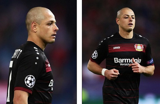 Ảnh bài viết Giữ đúng lời hứa, Javier Hernandez đã cạo trọc đầu