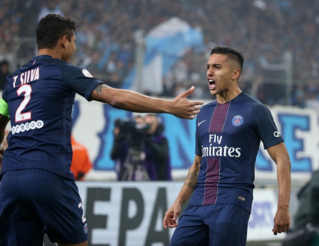 5. PSG (8 bàn): Đội bóng thủ đô Pháp bất bại tại Ligue 1 trong năm 2017 với 10 trận thắng cùng 2 trận hòa nhưng vẫn phải đóng vai "kẻ bám đuổi" Monaco trên bảng xếp hạng.