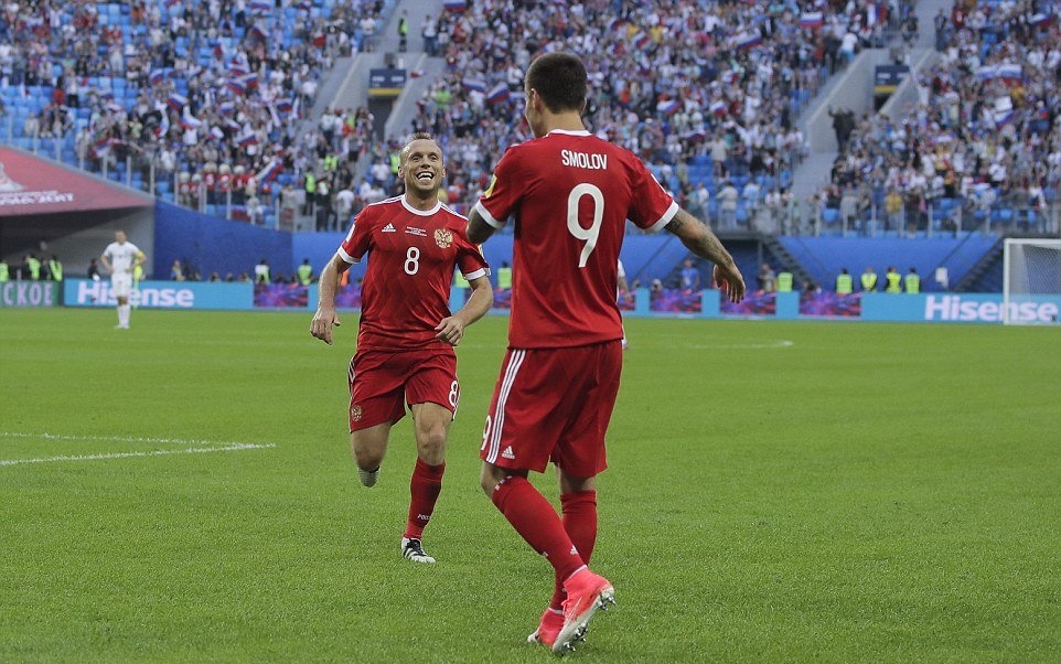 Ảnh bài viết Nga thắng dễ New Zealand trận ra quân Confederations Cup 2017