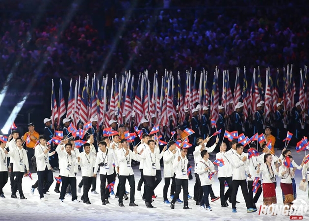 Hình ảnh đoàn thể thao Lào.