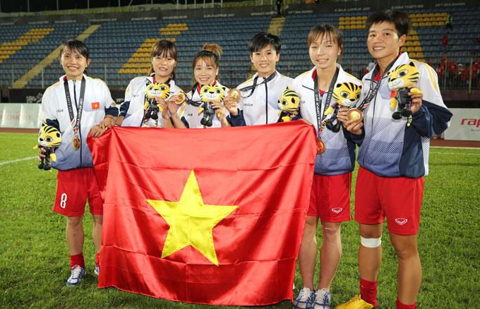 ĐT nữ Việt Nam đã san bằng thành tích 5 lần vô địch của người Thái.