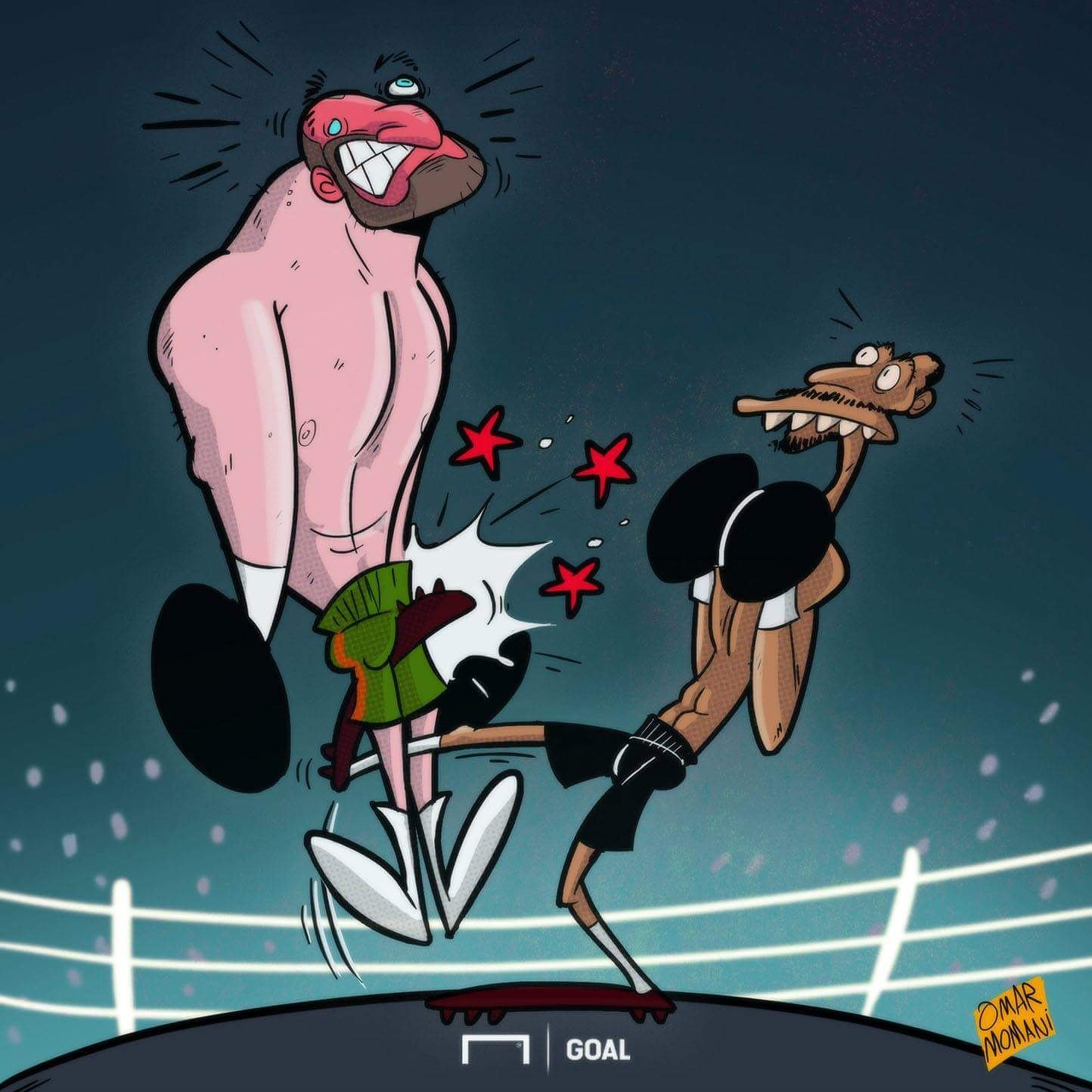 Một thông tin hậu trường đáng chú ý khác. Cựu sao Manchester United, Rio Ferdinand có ý định chuyển sang môn thể thao võ thuật Boxing. Ảnh: Omar Momani‏.