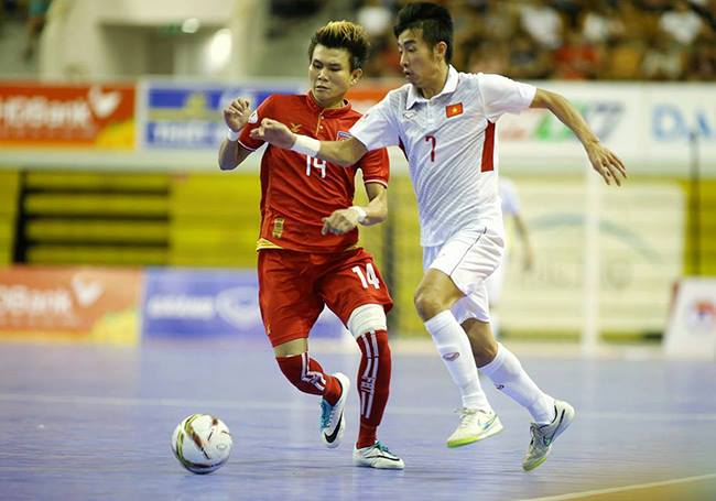 Ảnh bài viết Hạ Myanmar, tuyển futsal Việt Nam gặp Malaysia ở bán kết