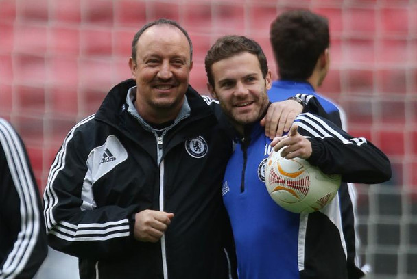 Ảnh bài viết Juan Mata háo hức gặp lại thầy cũ Rafael Benitez
