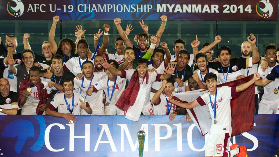 U23 Qatar có nòng cốt là đội U19 vô địch châu Á 2014.