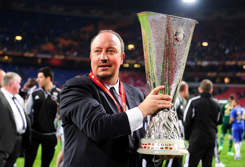 Rafa Benitez (2012–2013) : Cựu HLV của Liverpool đã giúp Chelsea có được chức vô địch Europa League và vị trí thứ 3 tại BXH Premier League. Sau khi kết thúc hợp đồng HLV tạm quyền, ông làm việc tại Napoli trong 2 mùa giải trước khi nhận lời mời dẫn dắt Real Madrid. Tại Bernabeu, Benitez không được lòng Ronaldo và sớm phải chia tay Kền Kền Trắng sau 1 mùa giải. Sau đó, Benitez nhận lời làm HLV của Newcastle và giúp đội bóng này lên chơi tại Premier League.