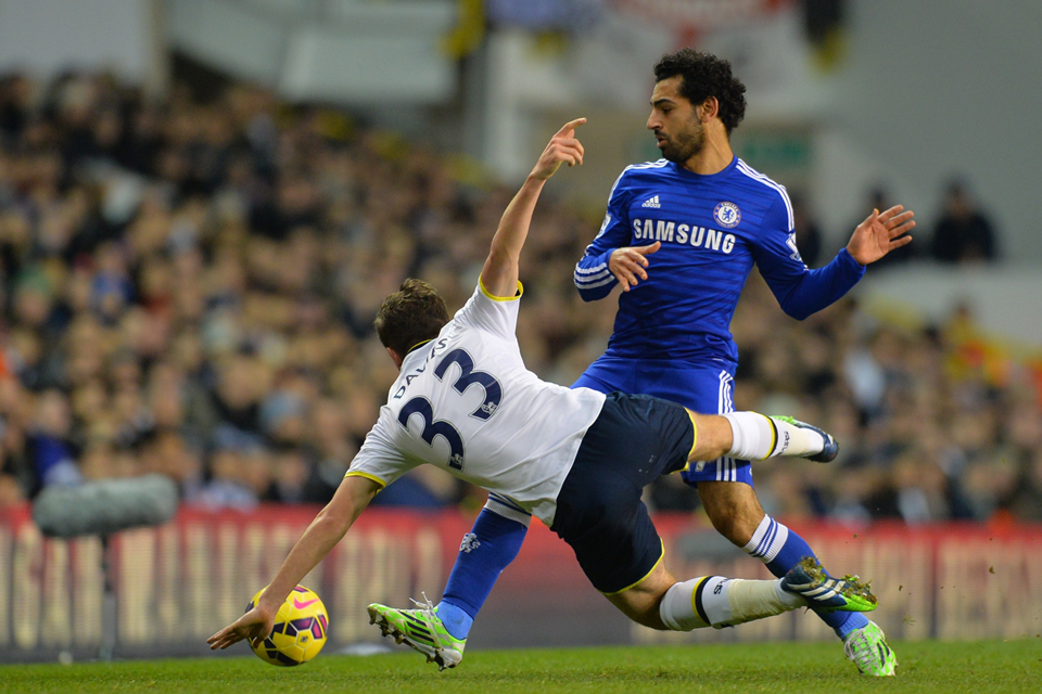 Salah không có nhiều cơ hội ra sân trong màu áo Chelsea.