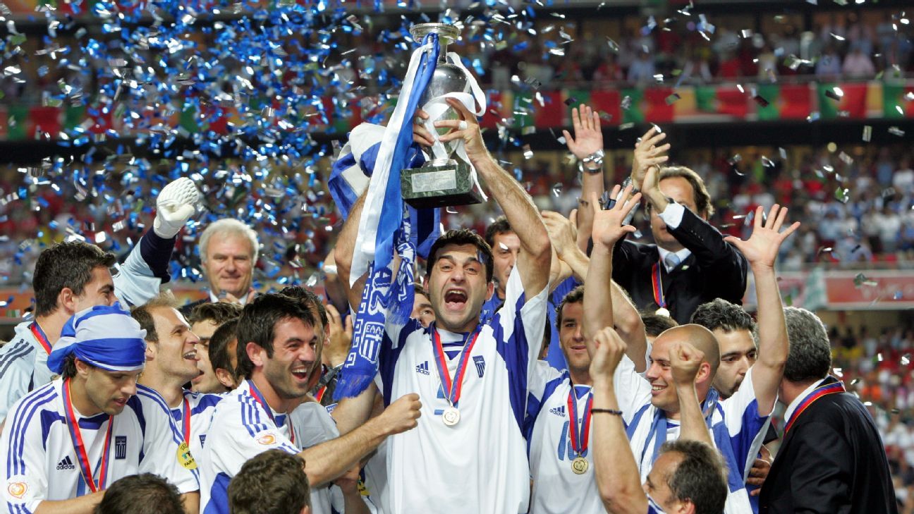 Hy Lạp từng khiến cả châu Âu cúi đầu ở EURO 2004.